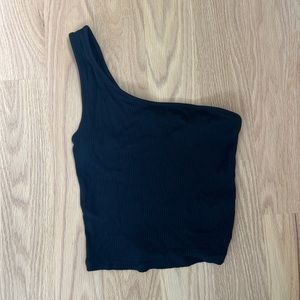 Garage Asymmetrical Black Top (size xs)